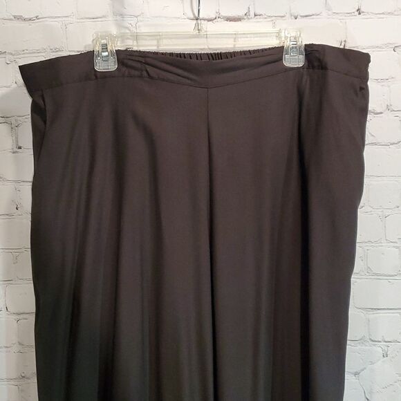Ellos black wide leg pants size 1x 22/24 - Picture 2 of 10